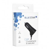 Blue Star Billaddare med micro USB data Kabel + USB socket 3A