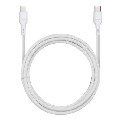 Blue Star USB-C till USB-C kabel 1m 60W - Vit