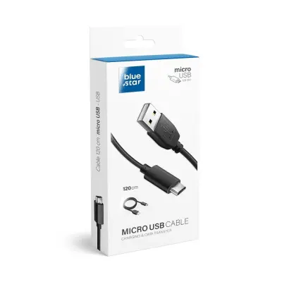 Blue Star Reseladdare Micro USB Universal 2A med Kabel