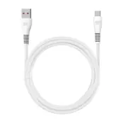 Blue Star USB-A - USB-C Kabel 1m 2A 12W DC99C - Vit