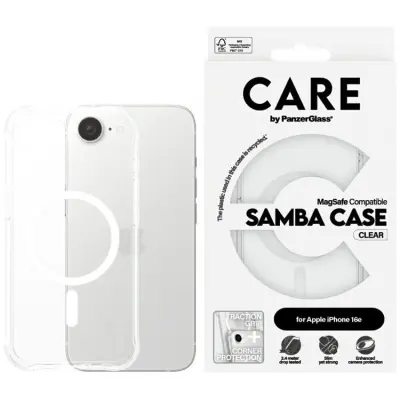 CARE iPhone 16e Mobilskal MagSafe Fashion - Transparent