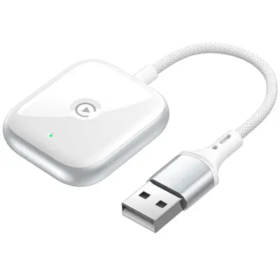 CarPlay Trådbunden Trådlös Adapter Dongle - Vit
