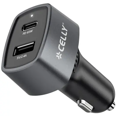 Celly Billaddare 1xUSB-C PD 1xUSB-A 65W