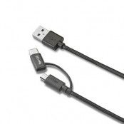 Celly Cable Usb Type-C Adapter Black