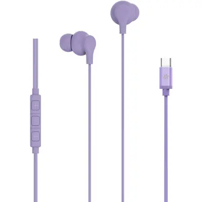 Celly Hörlurar In-Ear Kabel USB-C UP1600 - Lila