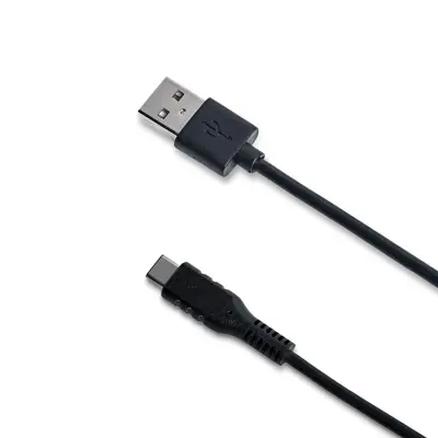 Celly Ladd-/ Synk USB-C, 1m - Svart