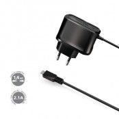 Celly Laddare MicroUSB 2,1A - Svart