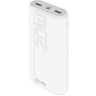 Celly PowerBank PD 20W 20.000 mAh - Vit