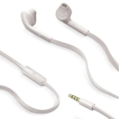 Celly Stereoheadset EarPods - Vit