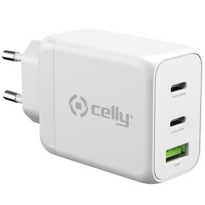 CELLY TC 3 USB-laddare PD 3-ports 65W GaN