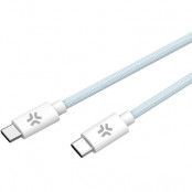 CELLY USB-C - USB-C Kabel 60W 1.5m - Ljusblå