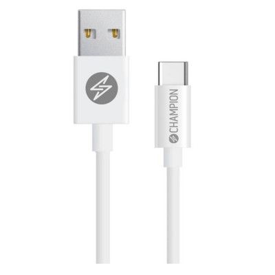 CHAMPION USB-C till USB-A kabel 3m - Vit