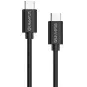 CHAMPION USB-C till USB-C kabel 60W 2m - Svart