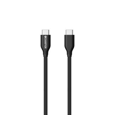 CHAMPION USB-C till USB-C kabel 60W 2m - Svart