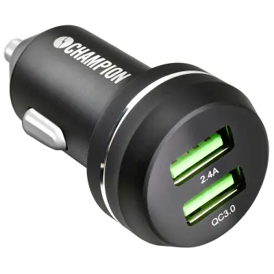 Champion USB Ladd. 12/24V Dual USB-A QC