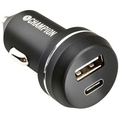 Champion USB Ladd. 12/24V Dual USB-A+C