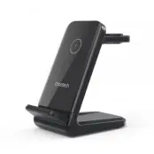 Choetech 4-in-1 Trådlös Laddare Universala 15W - Svart