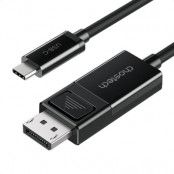 Choetech DisplayPort Bidirectional USB Typ-C Kabel 1.8m - Svart