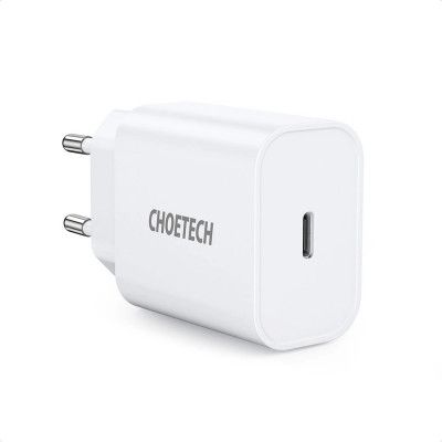 Choetech EU Adapter Väggladdare - USB-C - 20W - Vit