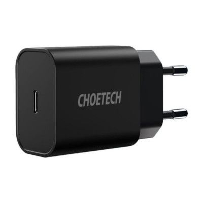 Choetech EU Väggladdare USB Type-C 20W - Svart