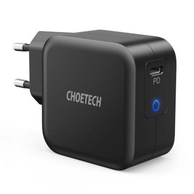 Choetech Väggladdare 61W GaN USB-C - Svart
