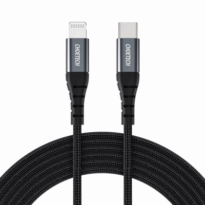 Choetech IP0041 USB-C till Lightning kabel MFi 480Mb/s 3A 2m