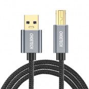 Choetech Skrivare Kabel 3m USB Type-B - Svart