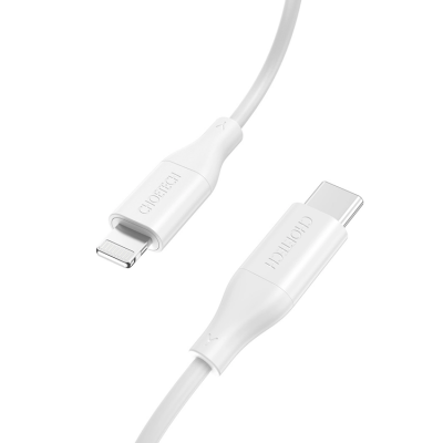 Choetech USB-C till Lightning Kabel MFI PD 30W 1.2m - Vit