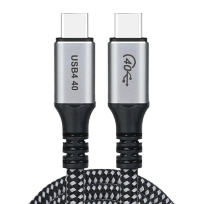 Choetech USB-C till USB-C kabel 240W 8K 60Hz 1.2m - Svart