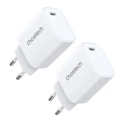 Choetech Väggladdare 20W USB-C - Vit