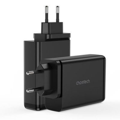 Chotech 4-Ports Väggladdare Adaptrar GaN 140W - Svart