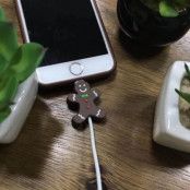 Christmas Cable Bites - Skyddar din iPhone kabel - Snowman
