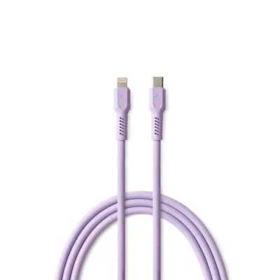Colorum USB-C till Lightning Kabel 1.8m 2.4A - Lavendel