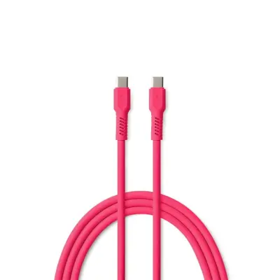 Colorum USB-C till USB-C Kabel 1.8m 3A - Magenta