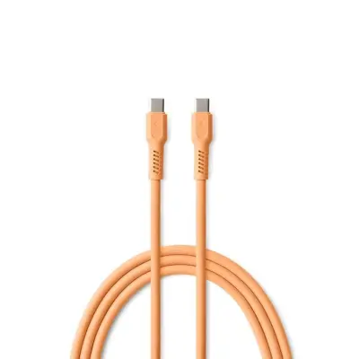 Colorum USB-C till USB-C Kabel 1.8m 3A - Peach