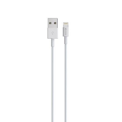 Comma USB Till Lightning 1m Kabel 2.4A Jub MFi - Vit