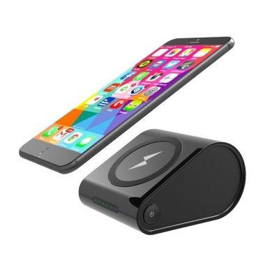 Cyspo 2-in-1 Qi-laddare och Powerbank 10400mAh - Svart