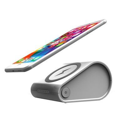 Cyspo 2-in-1 Qi-laddare och Powerbank 10400mAh - Vit