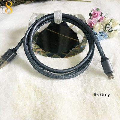 D8 MFI Lightning ladd- och synkkabel 1m - Grå