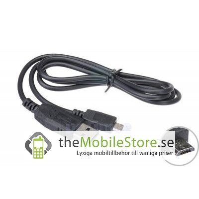 Datakabel med microUSB för dataöverföring