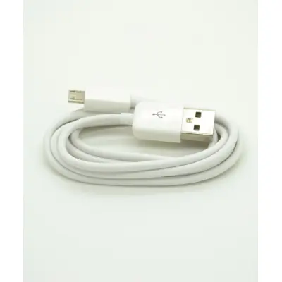 Datakabel med microUSB för dataöverföring (Vit)