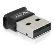DeLOCK Bluetooth 4.0 adapter, USB 2.0, 3 Mb/s, svart