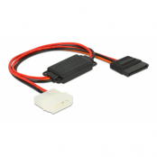 Delock Cable voltage converter Molex 4 pin male 5 V > SATA 15 pin rece