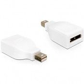 DeLOCK Mini DisplayPort hane till DisplayPort hona-adapter, vit