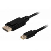 DeLOCK miniDisplayPort - DisplayPort kabel, 5 m - Svart