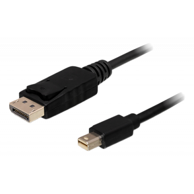 DeLOCK miniDisplayPort - DisplayPort kabel, 5 m - Svart