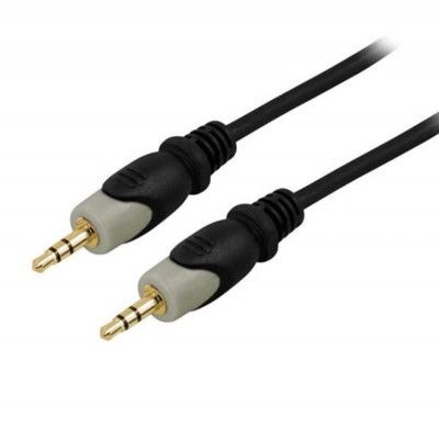Deltaco 3.5mm Ljud Kabel 3m - Svart