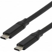 Deltaco Aktiv USB-C-kabel med DP Alt Mode - 3 meter