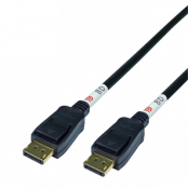 Deltaco DisplayPort Kabel, 0.5m - Svart