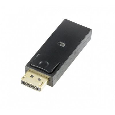 DELTACO DisplayPort till HDMI adapter med ljud - Svart